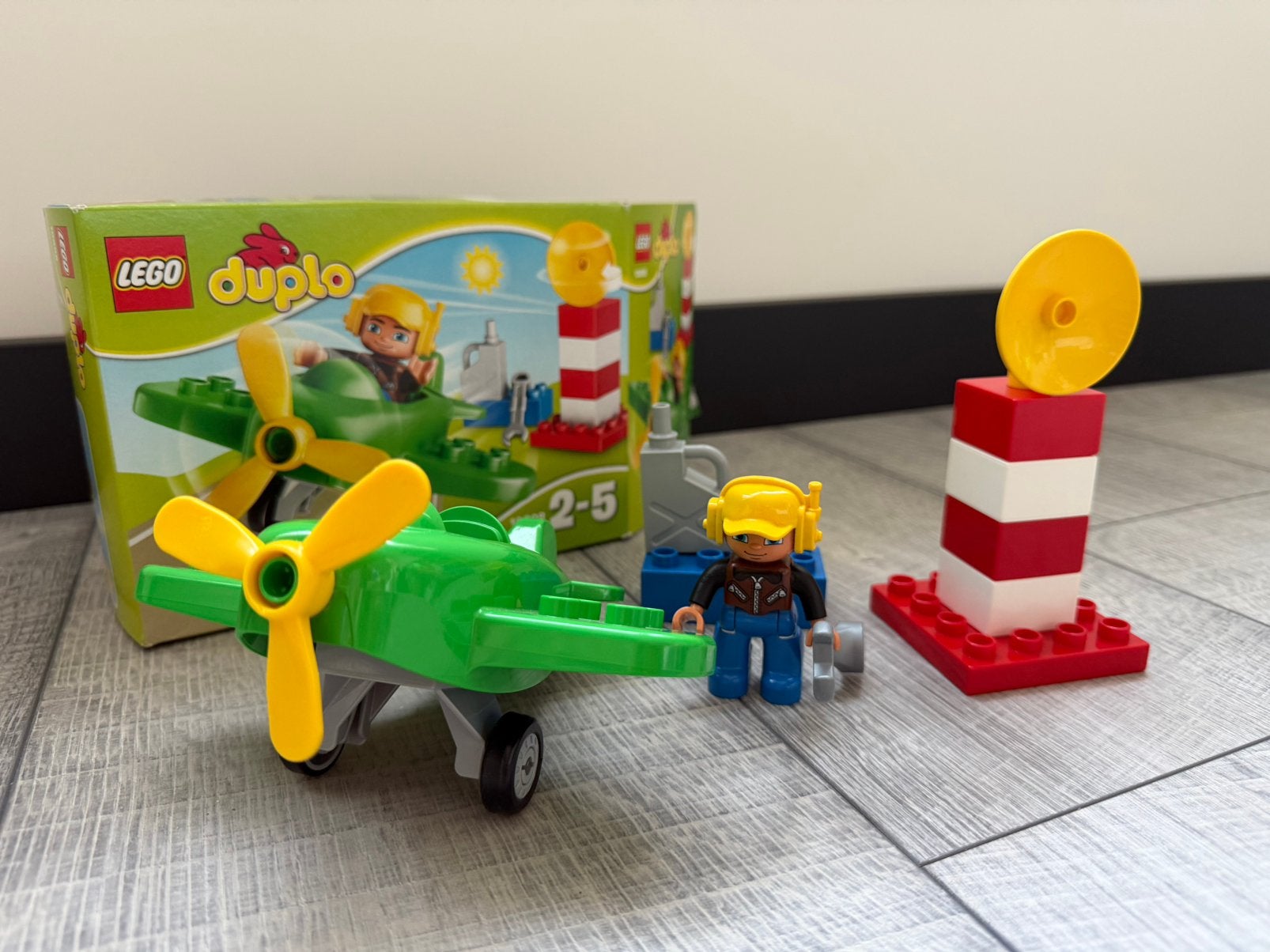 Compleet Duplo 10808 klein vliegtuig, Kinderen en Baby's, Speelgoed | Duplo en Lego, Ophalen, Gebruikt, Complete set, Duplo