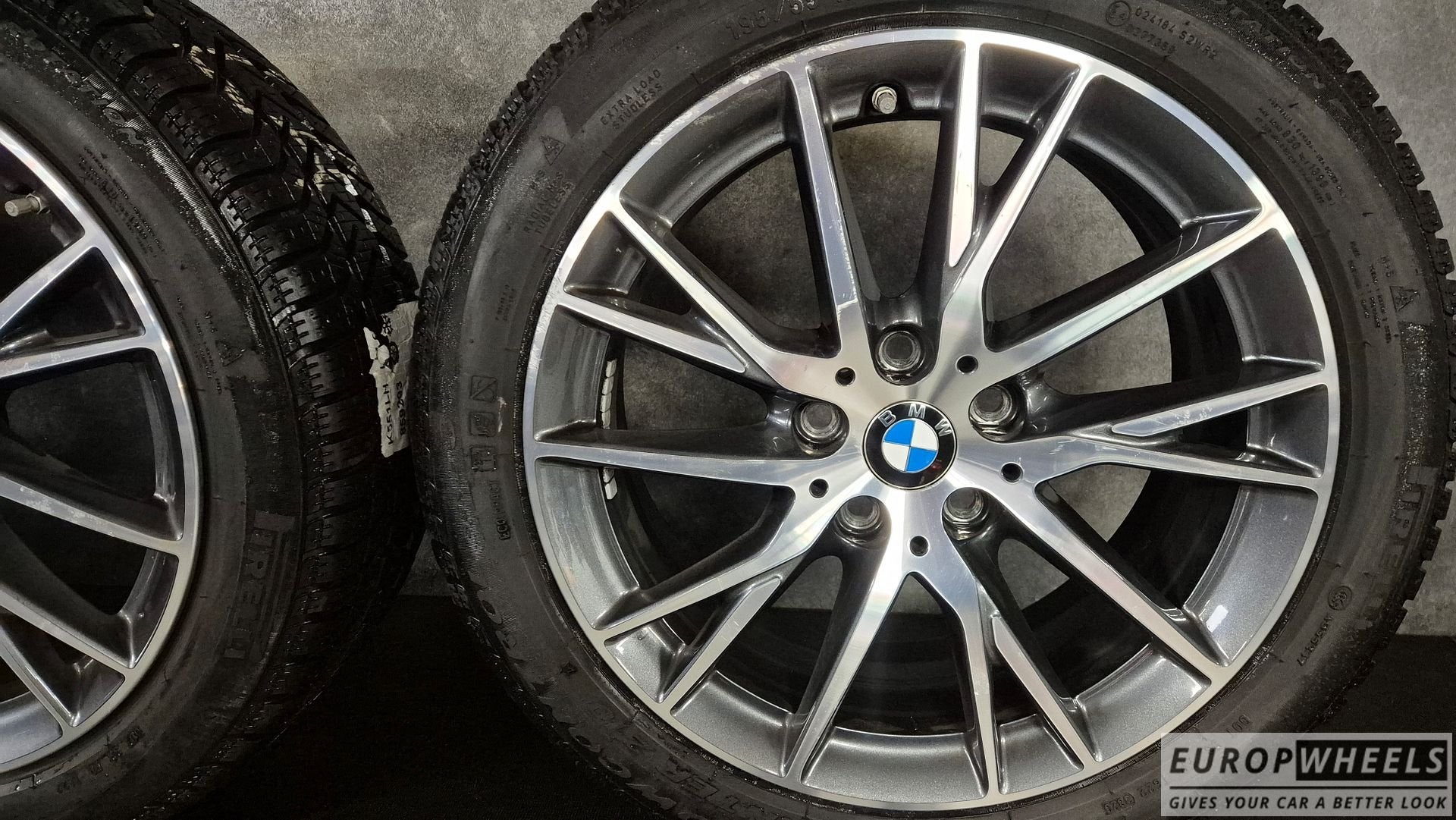 17 inch BMW velgen 1 F40 F41 2 Gran Coupe F44 489 Winter, Gebruikt, -, -, Banden en Velgen
