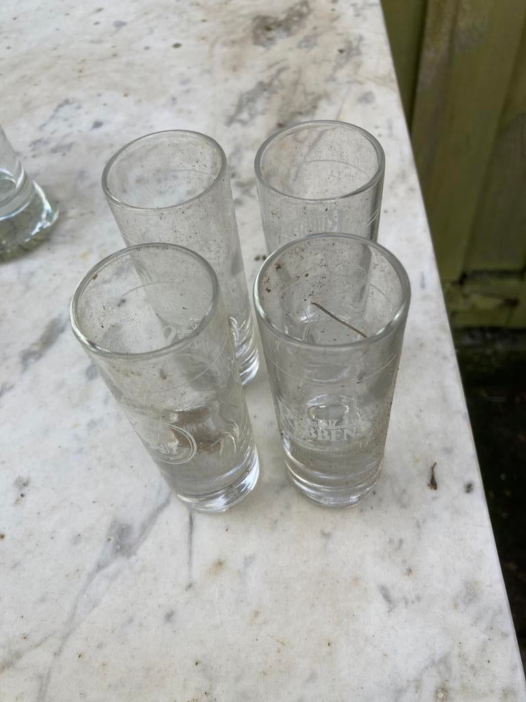 GENEVER glazen 9 stuks, Collections, Verres & Petits Verres, Enlèvement, Comme neuf
