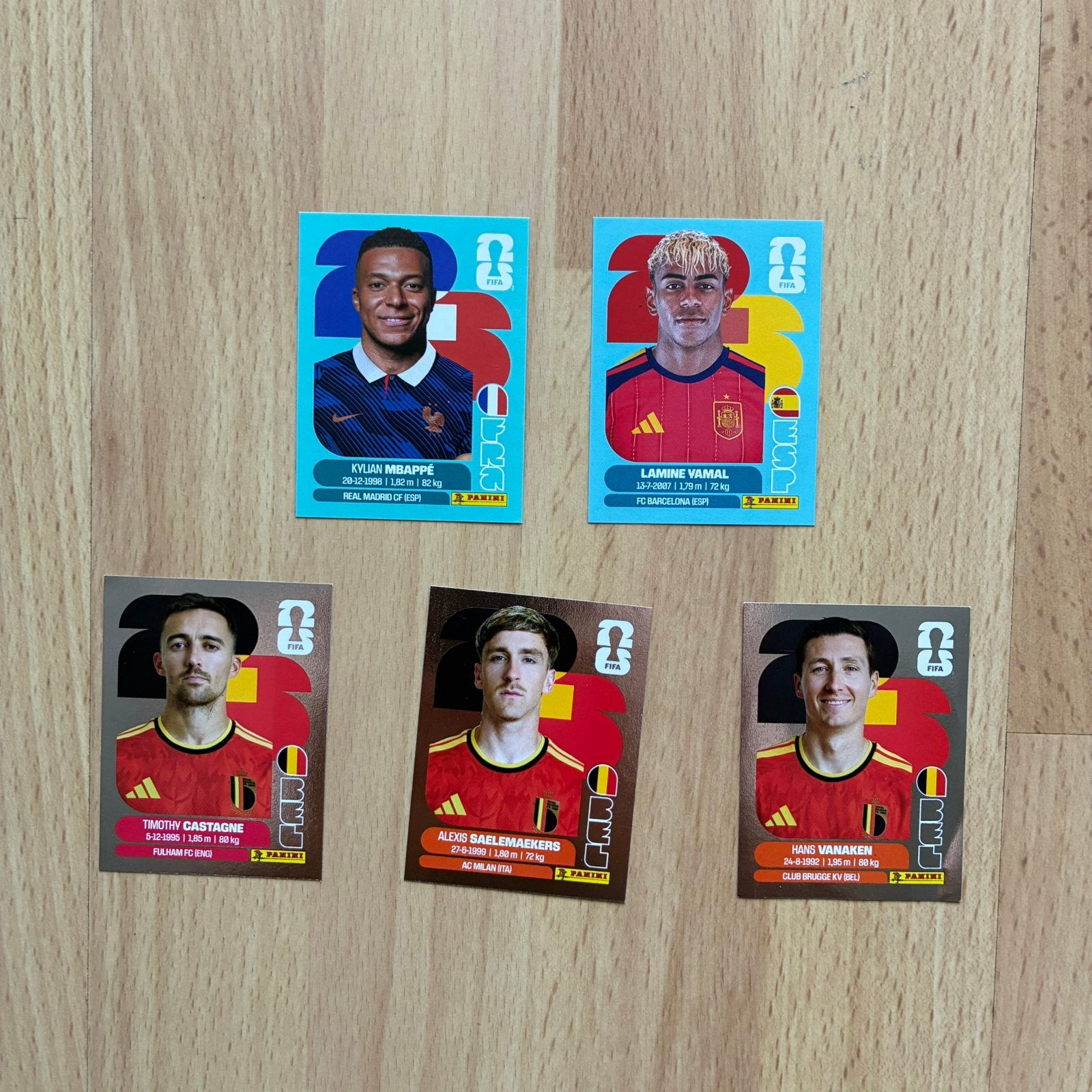 Panini WK 2026 - Mbappe Yamal zilveren Belgen te ruil !, Ophalen of Verzenden, Zo goed als nieuw