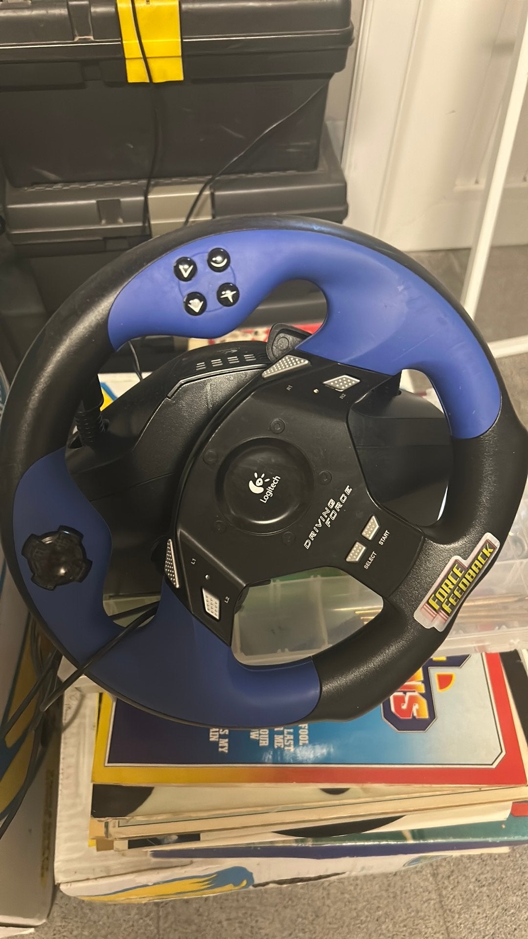 Logitech Driving Force Playstation 2, Games en Spelcomputers, Ophalen, Zo goed als nieuw, PlayStation 2