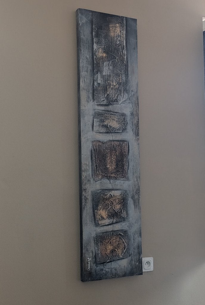 Grand tableau moderne, Enlèvement, Comme neuf