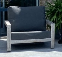 Loungestoelen ( twee stuks) voor buiten, Ophalen, Gebruikt, Teakhout, Stapelbaar