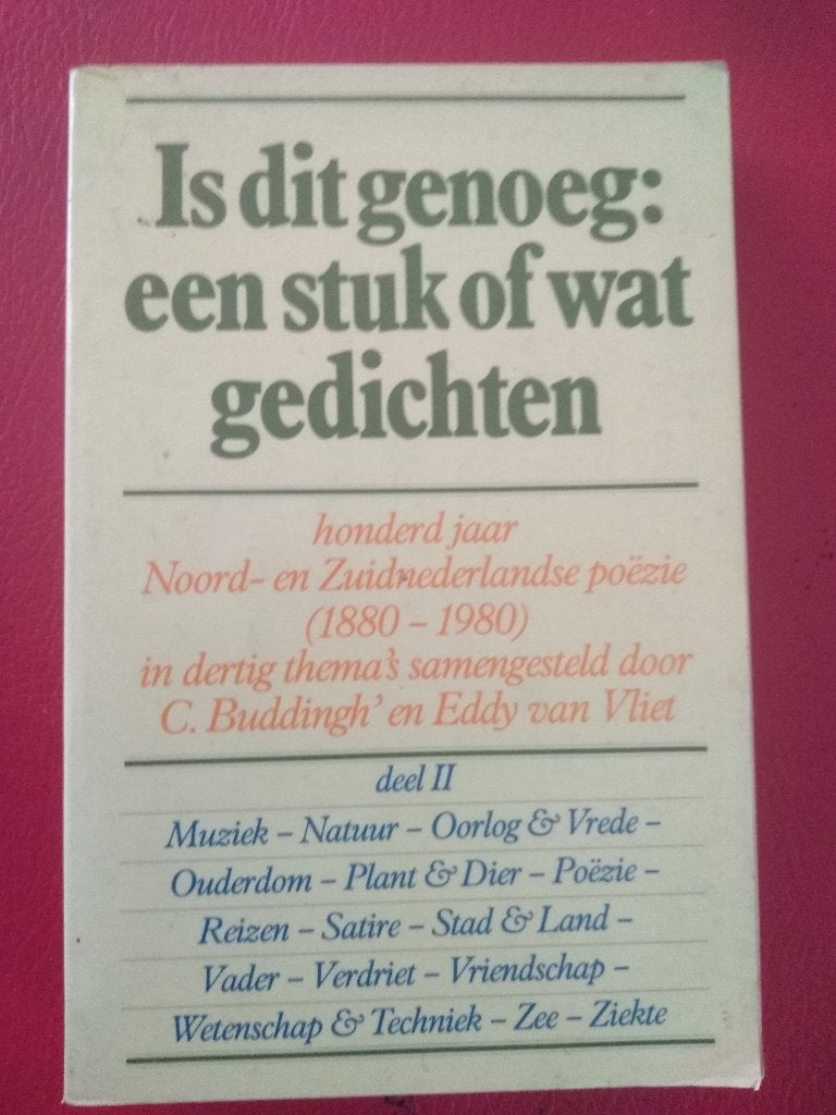 100 jaar (1880-1980) Noord- en Zuid Nederlandse Poëzie, Boeken, Ophalen, Gelezen