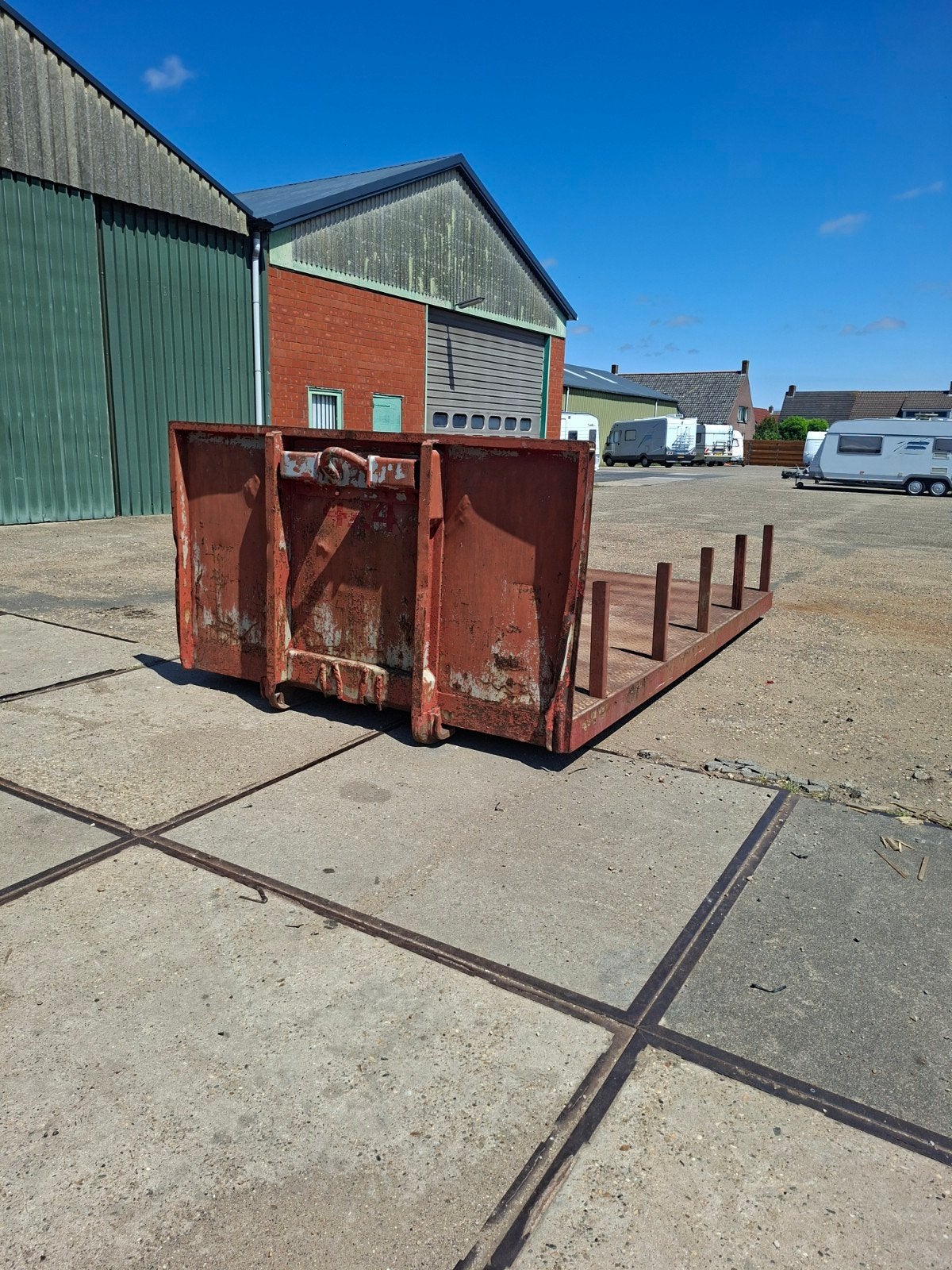 Plateau container haakarm, Articles professionnels, Machines & Construction | Abris de chantier & Conteneurs, Enlèvement