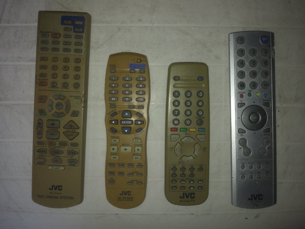 JVC TV, DVD en VHS Video afstandsbediening, Ophalen of Verzenden, Gebruikt, Origineel, Dvd