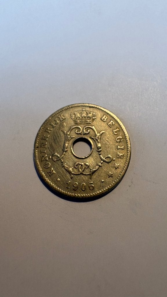 LEOPOLD II*: 10 cent 1906V, Ophalen of Verzenden