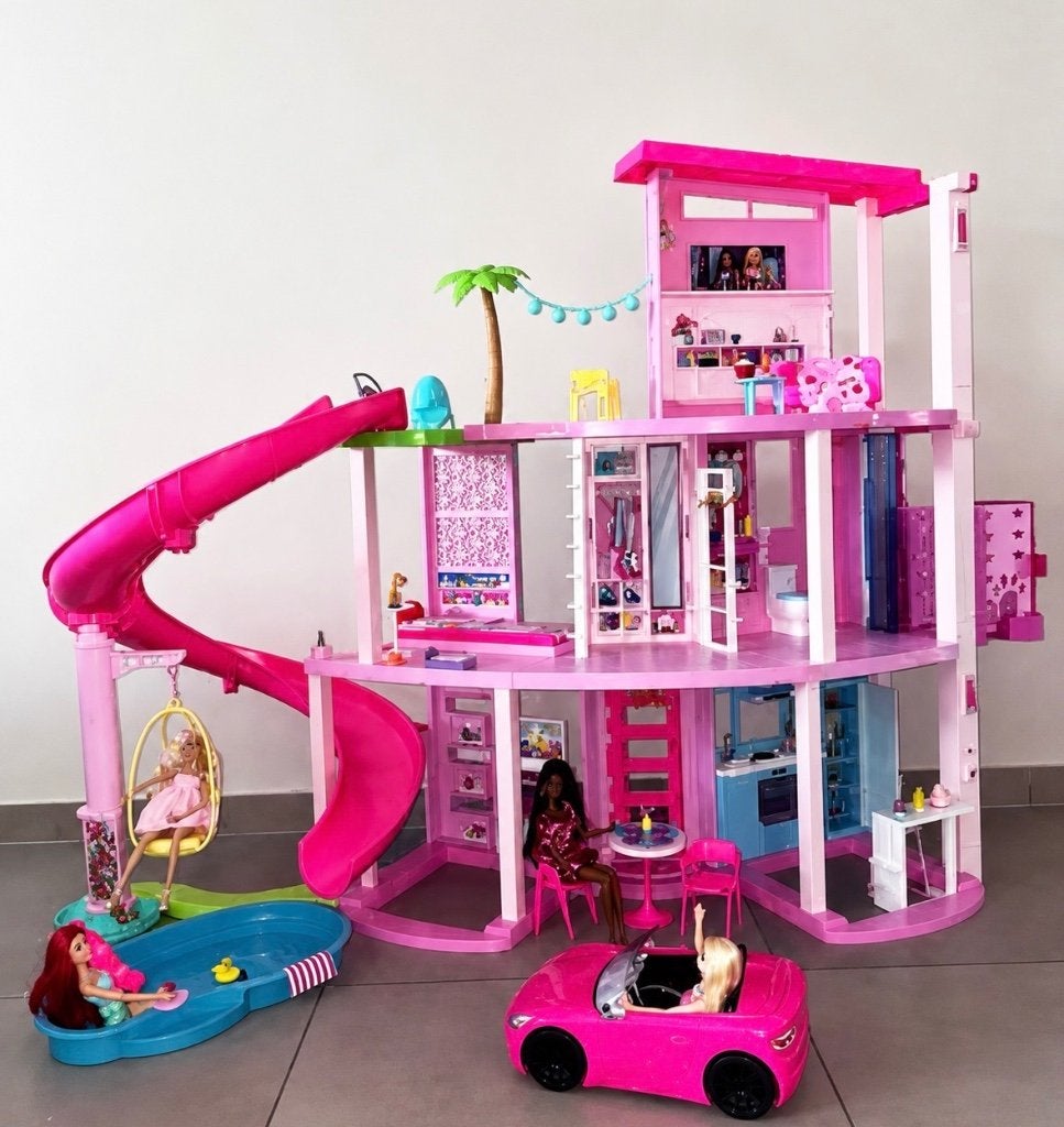 Barbie dreamhouse xxl, Ophalen, Zo goed als nieuw, Poppenhuis
