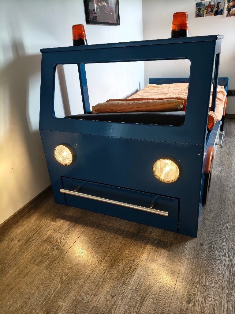 Bed, Kinderen en Baby's, Ophalen, Gebruikt, 160 tot 180 cm, 85 tot 100 cm