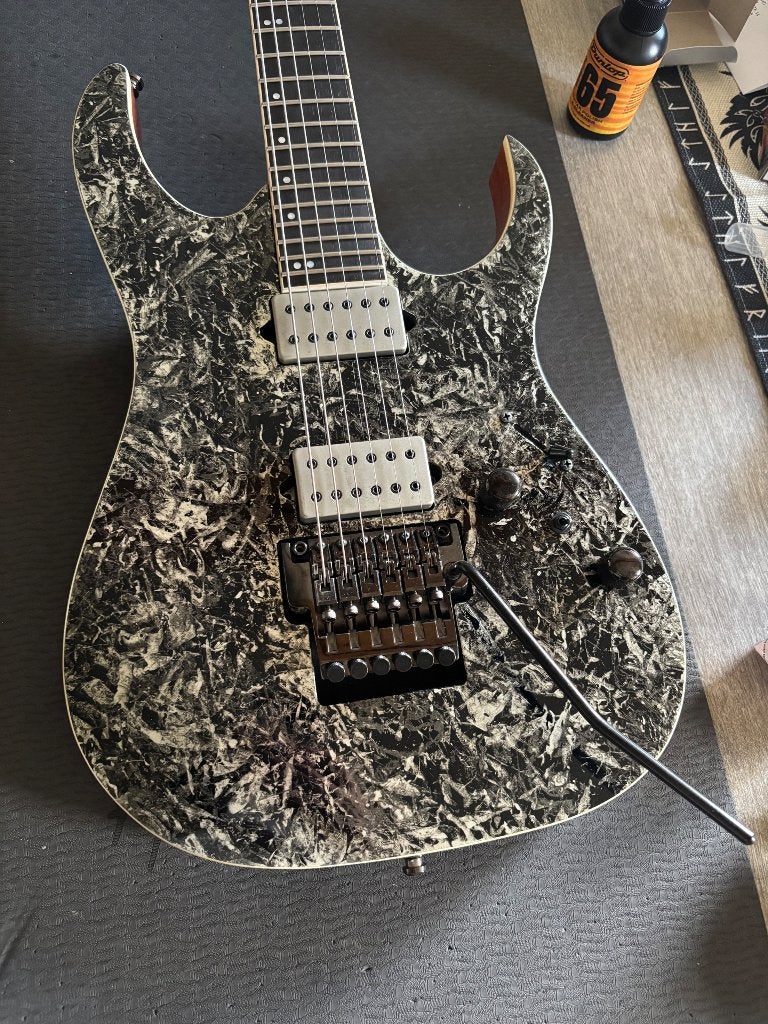 Ibanez rg5320 cosmo black, Enlèvement ou Envoi, Comme neuf, Solid body, Ibanez