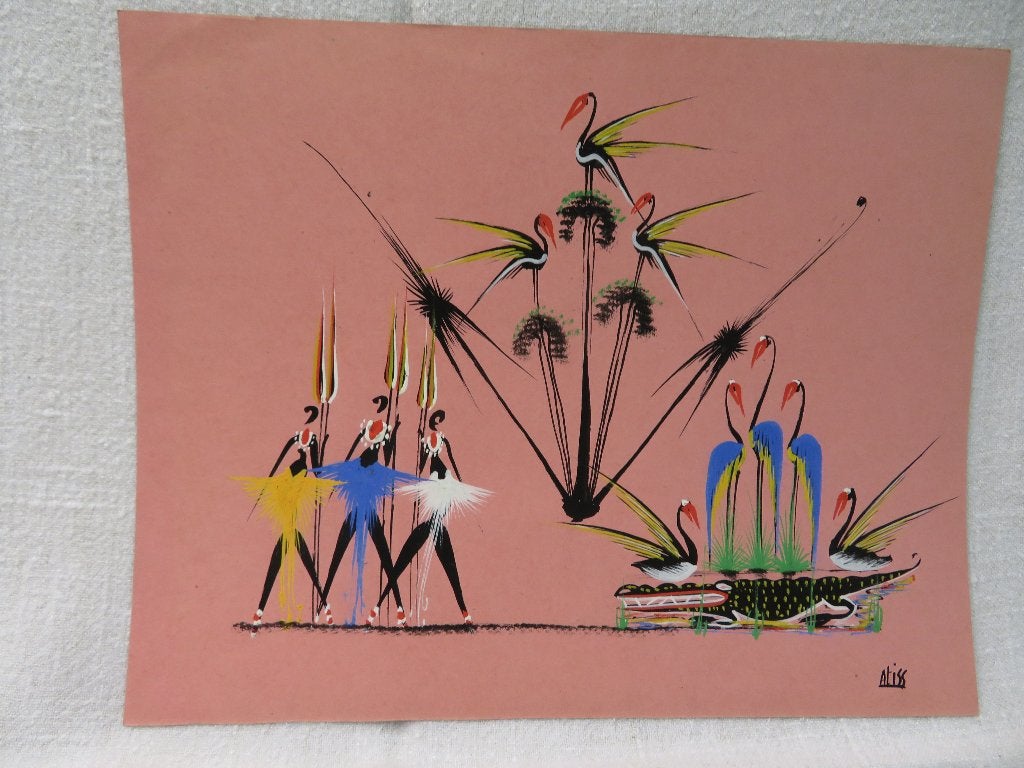 Art populaire tribal congolais (1950/1960) - ATISS (Ref.96), Enlèvement