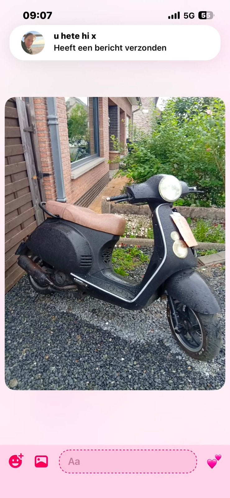 125 cc scooter, Enlèvement, Comme neuf