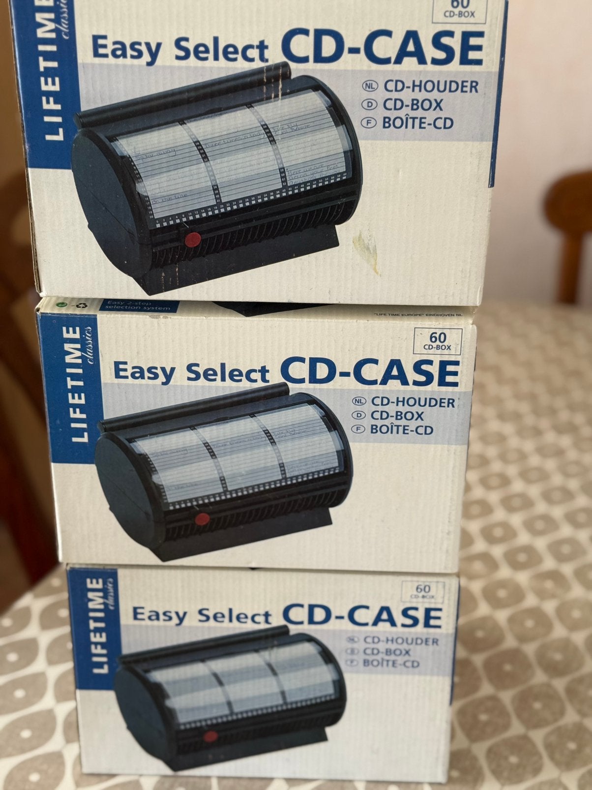 Dit zijn vintage nieuwe retro opbergsystemen voor cd’s, Cd's en Dvd's, Cd's | Overige Cd's, Zo goed als nieuw, Ophalen