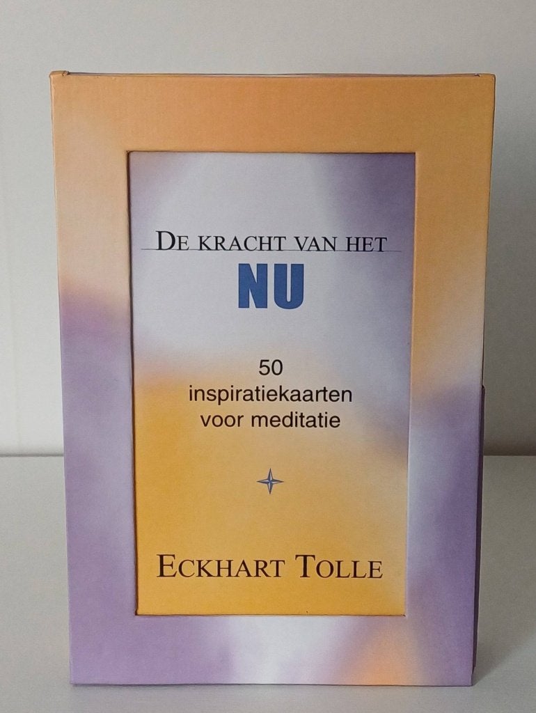 De kracht van het nu 50 inspiratiekaarten, Boeken, Eckhart tolle, Spiritualiteit algemeen, Overige typen, Ophalen of Verzenden