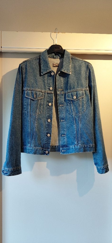 kort jeans blauw dames vest, Blauw, Zo goed als nieuw, Ophalen, ANDERE
