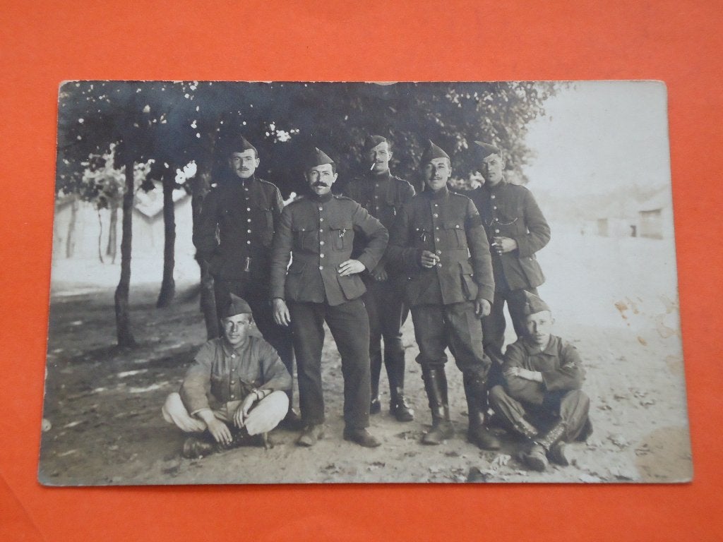 Foto groep soldaten, Gebruikt, Foto, Klederdracht, Ophalen of Verzenden