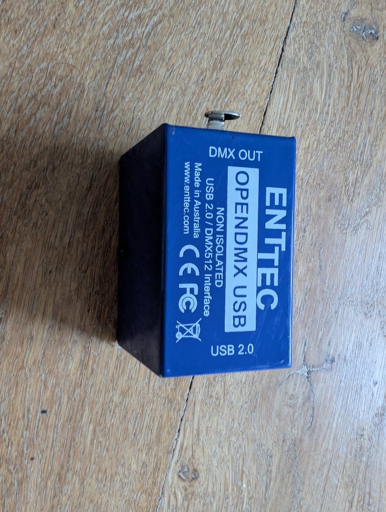 Enttec Open DMX USB interface (DMX512 lichtsturing), Muziek en Instrumenten, Licht en Laser, Gebruikt, Overige typen, Ophalen of Verzenden