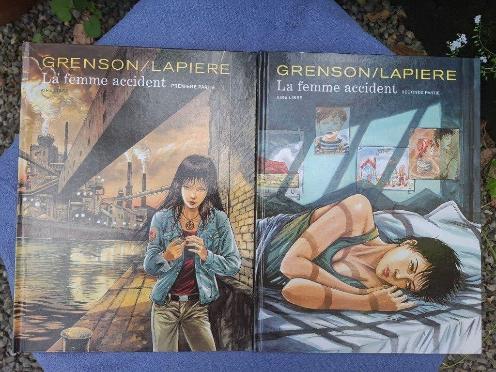 LA FEMME ACCIDENT GRENSON TOMES 1 ET 2 SERIE COMPLETE EO, Boeken, Stripverhalen, Zo goed als nieuw, Complete serie of reeks, Ophalen of Verzenden