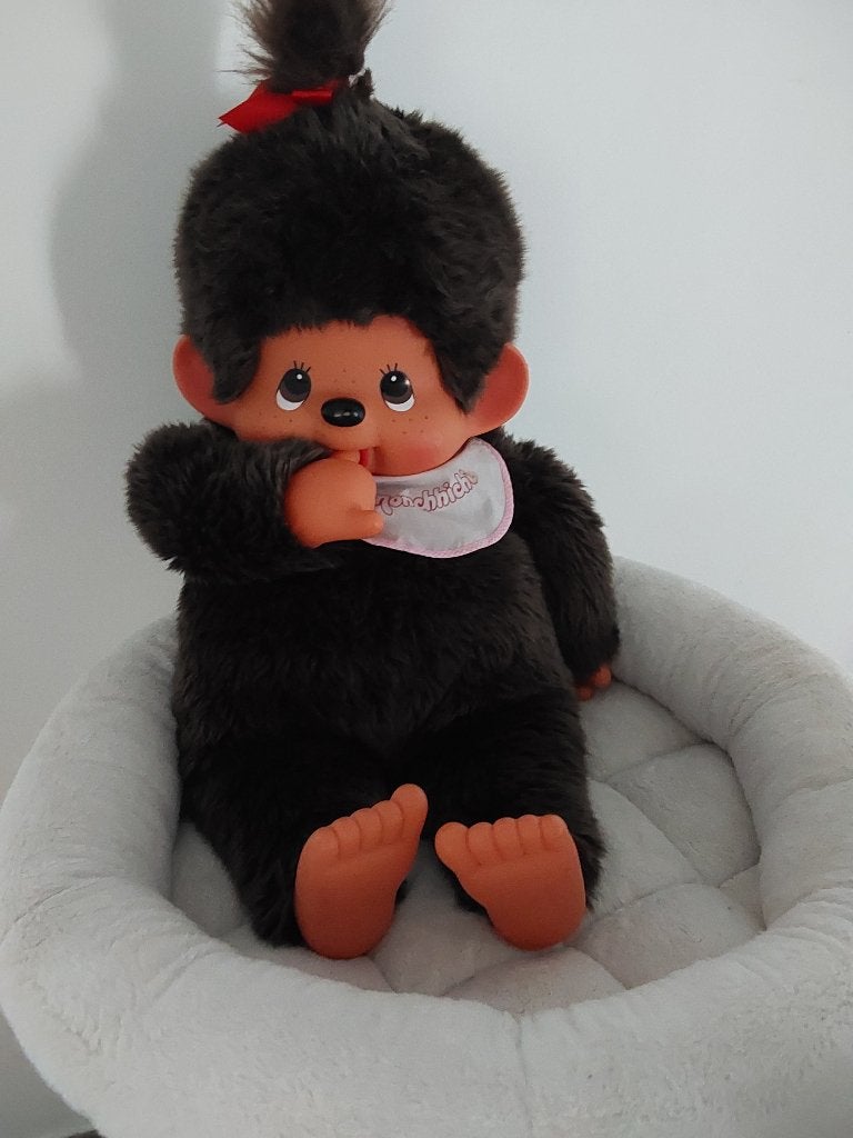 Monchichi 70cm, Verzamelen, Poppen, Ophalen, Zo goed als nieuw, Overige typen