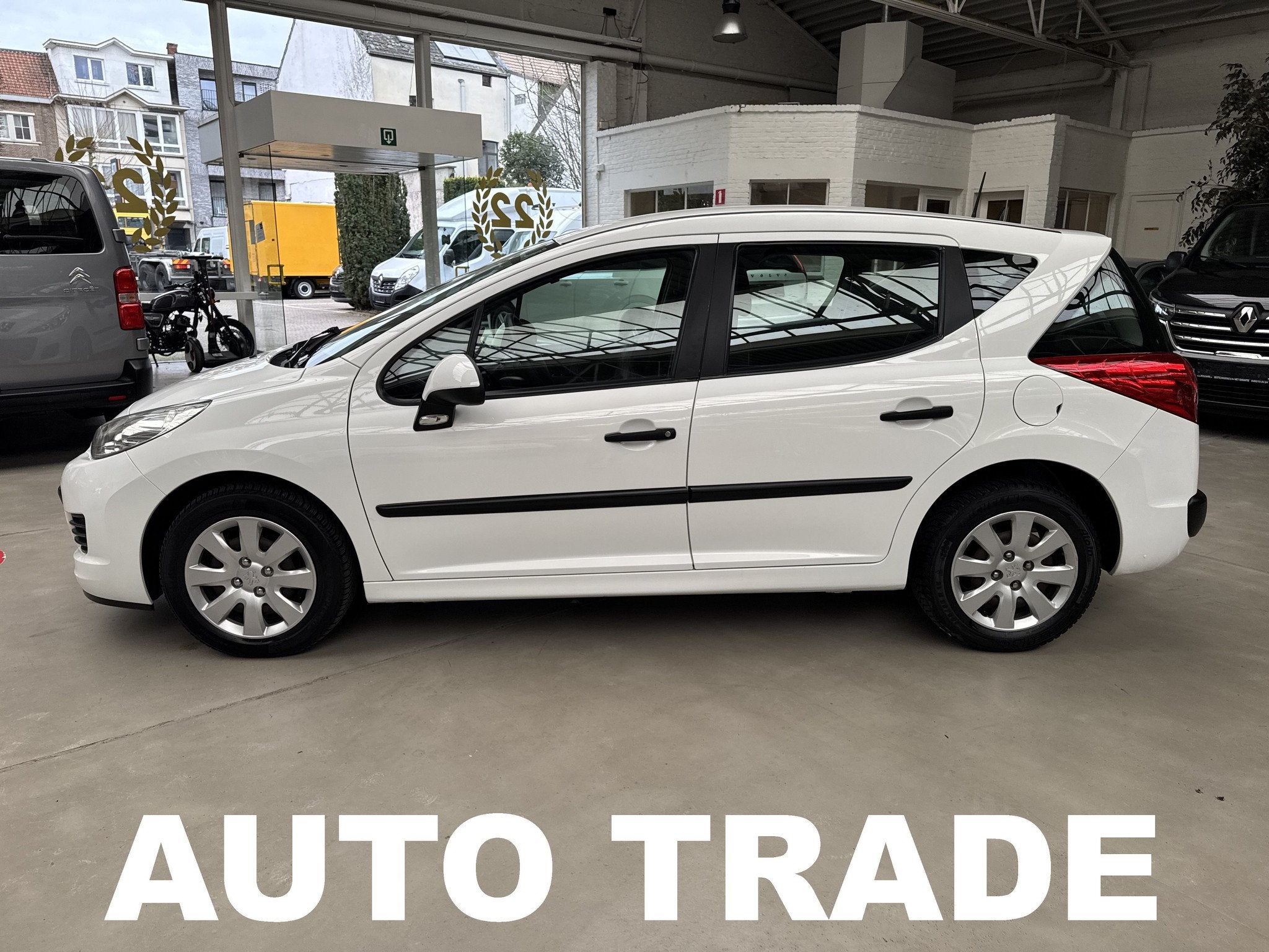 Peugeot 207 Stationwagen | 162.000km | Airco | Ex overheid, Voorwielaandrijving, Stof, Gebruikt, Zwart