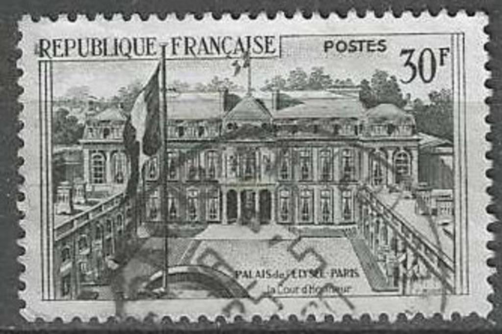 Frankrijk 1959 - Yvert 1192 - Toerisme - Het Elysee (ST), Verzenden, Gestempeld