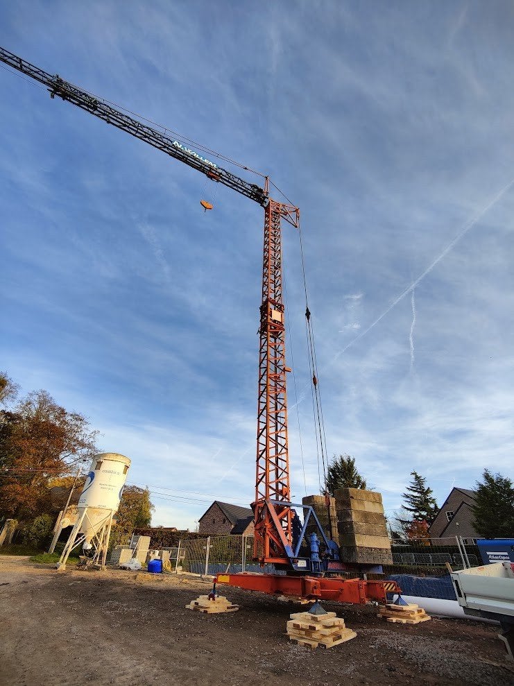 Grue Tour ARCOMET T25A, Enlèvement, Grue