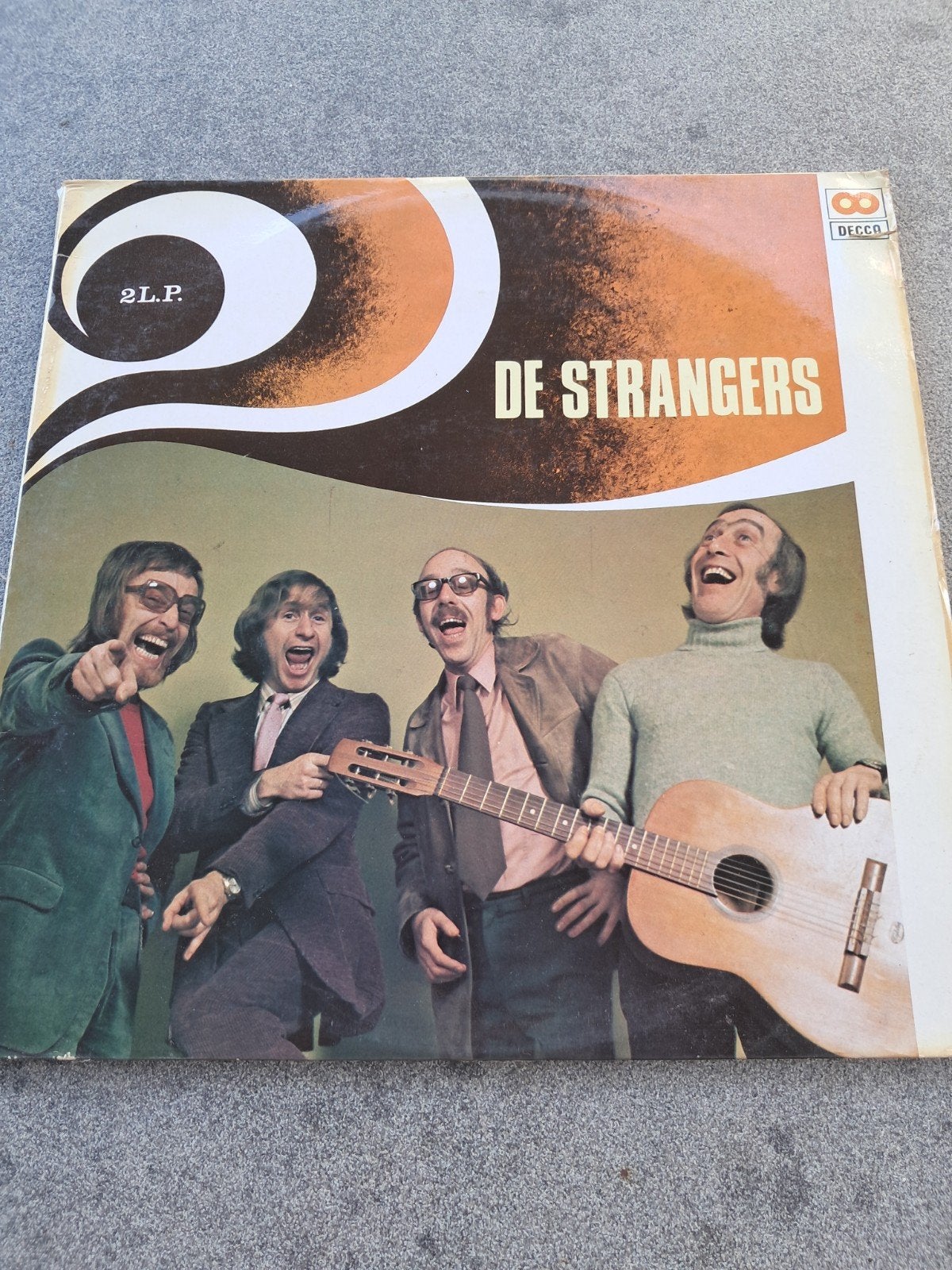 2lp De Strangers, Cd's en Dvd's, Vinyl | Nederlandstalig, LP, Gebruikt, Ophalen of Verzenden, Feestmuziek
