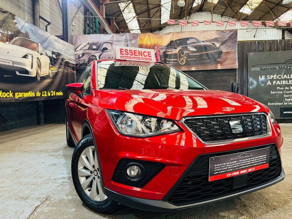 Seat Arona 1.0 CNG CarPlay Caméra J.A, Autos, Seat, Rouge, https://public.car-pass.be/vhr/4e9b4389-515f-4bae-a6a7-f26cb7f5cd63