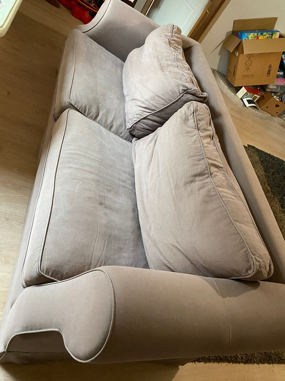 Lange gezellige zetel cosy stof en wasbaar, Ophalen, Gebruikt, Overige maten, Stof