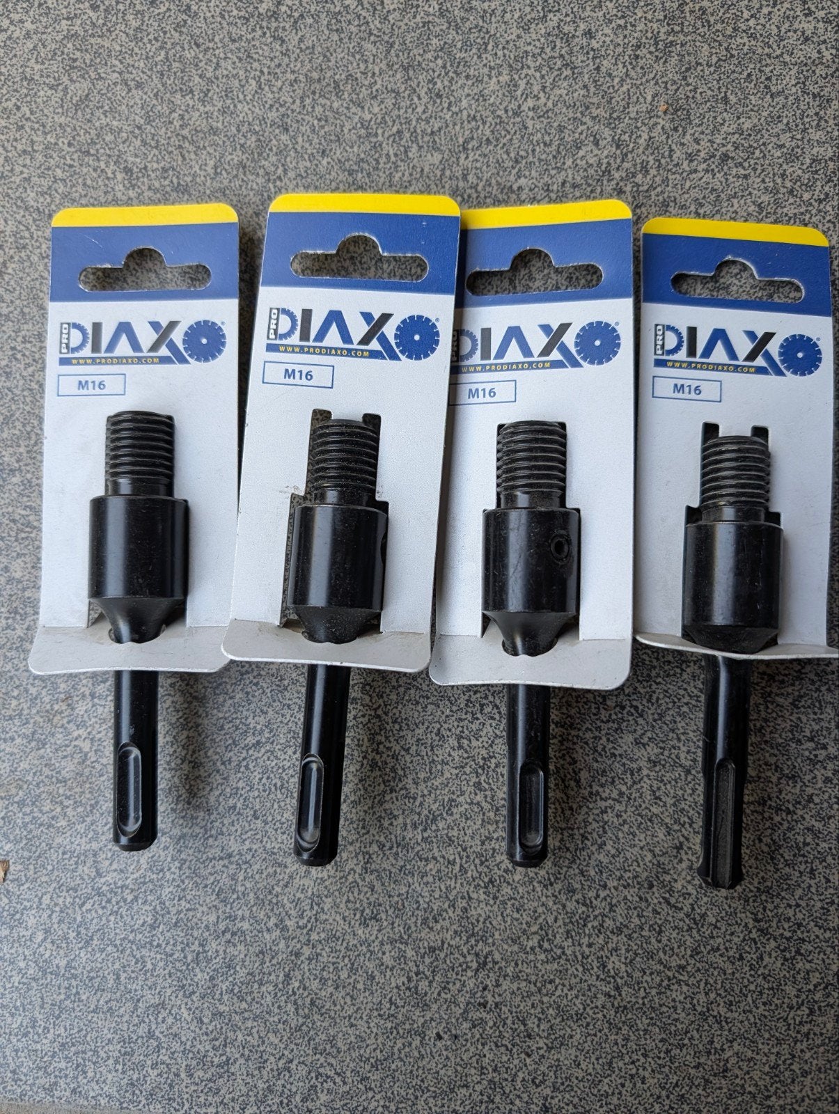 4x Pro Diaxo M16 SDS-plus adapter voor diamantboren, Enlèvement ou Envoi