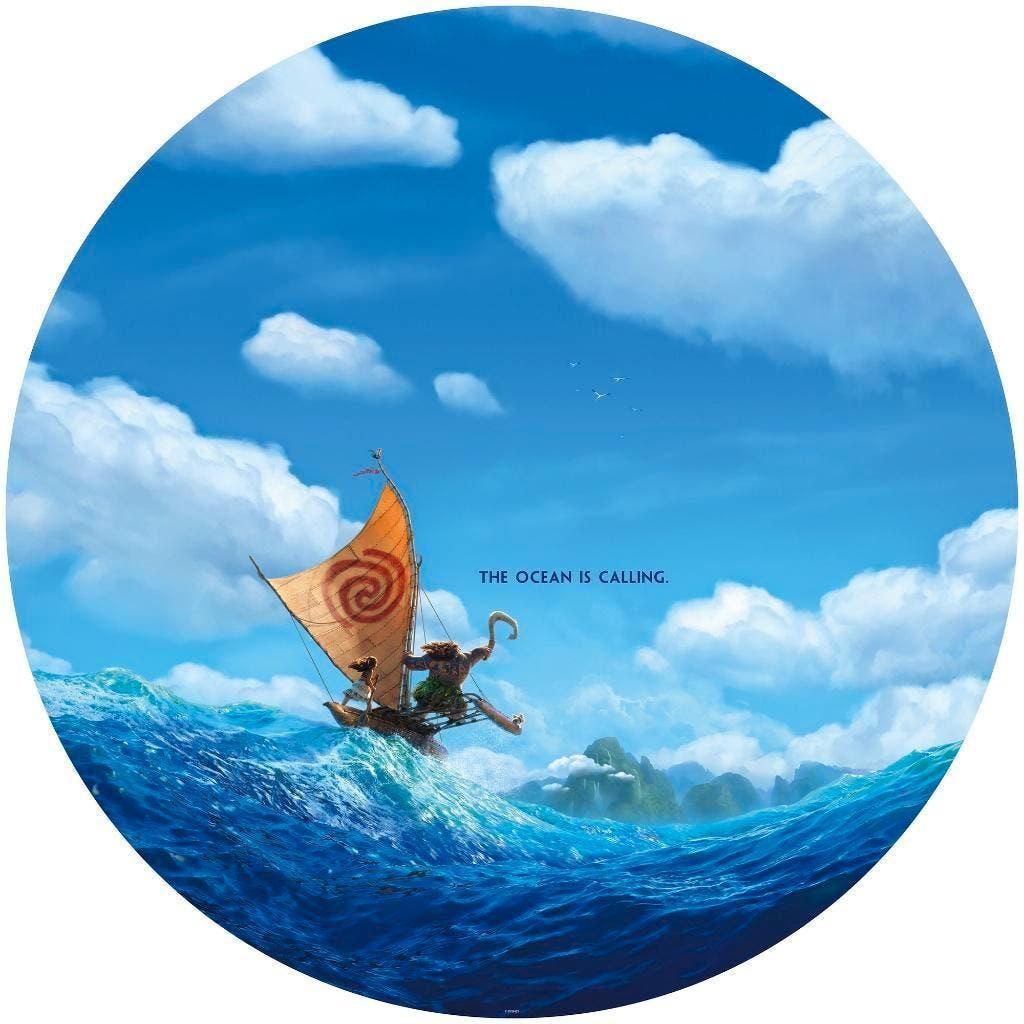 Vaiana Muursticker -125 cm Rond - Disney - Gratis Verzending, Ophalen of Verzenden, Nieuw, Wanddecoratie