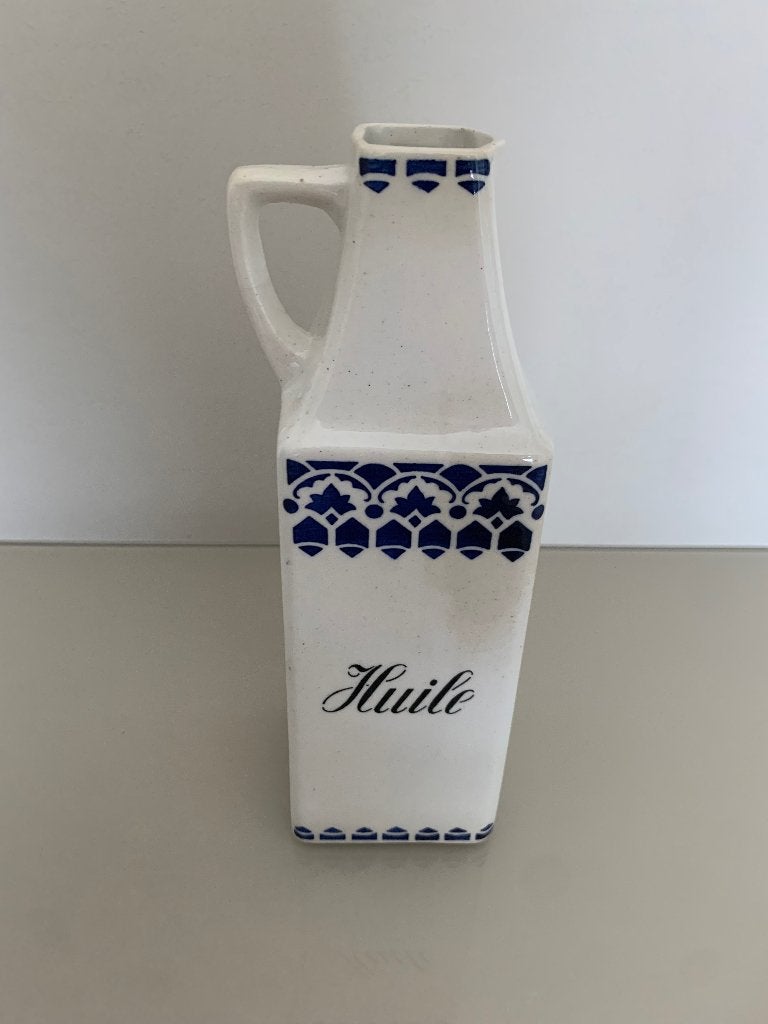 Antieke porseleinen fles Huile, Wittenberg, Ophalen of Verzenden