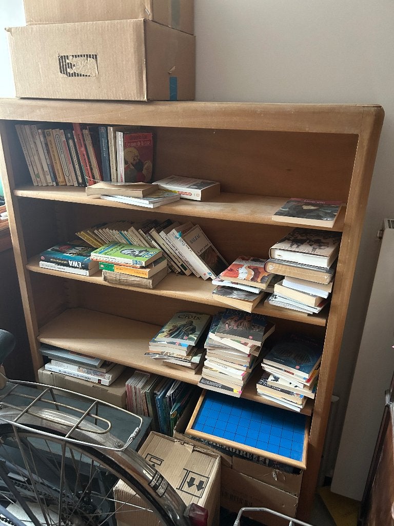 À donner bibliothèque, Ophalen, Gebruikt