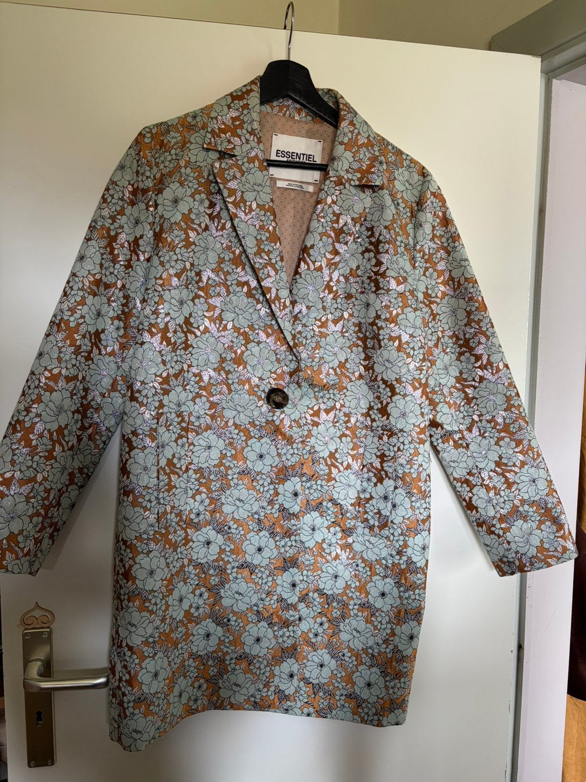 Essentiel antwerp jas, Enlèvement ou Envoi, Comme neuf, Taille 38/40 (M), Bleu
