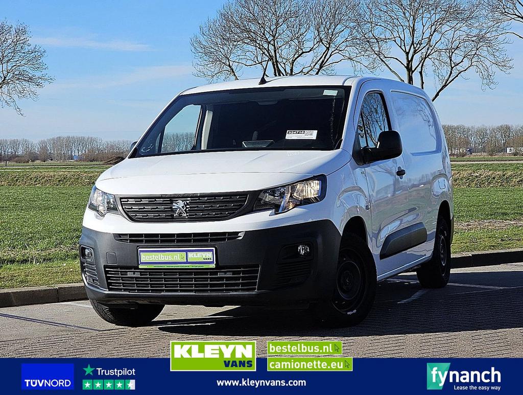 Peugeot PARTNER 1.5 L2 Navi Airco 3 Zits, Cruise Control, Wit, Bedrijf, Te koop