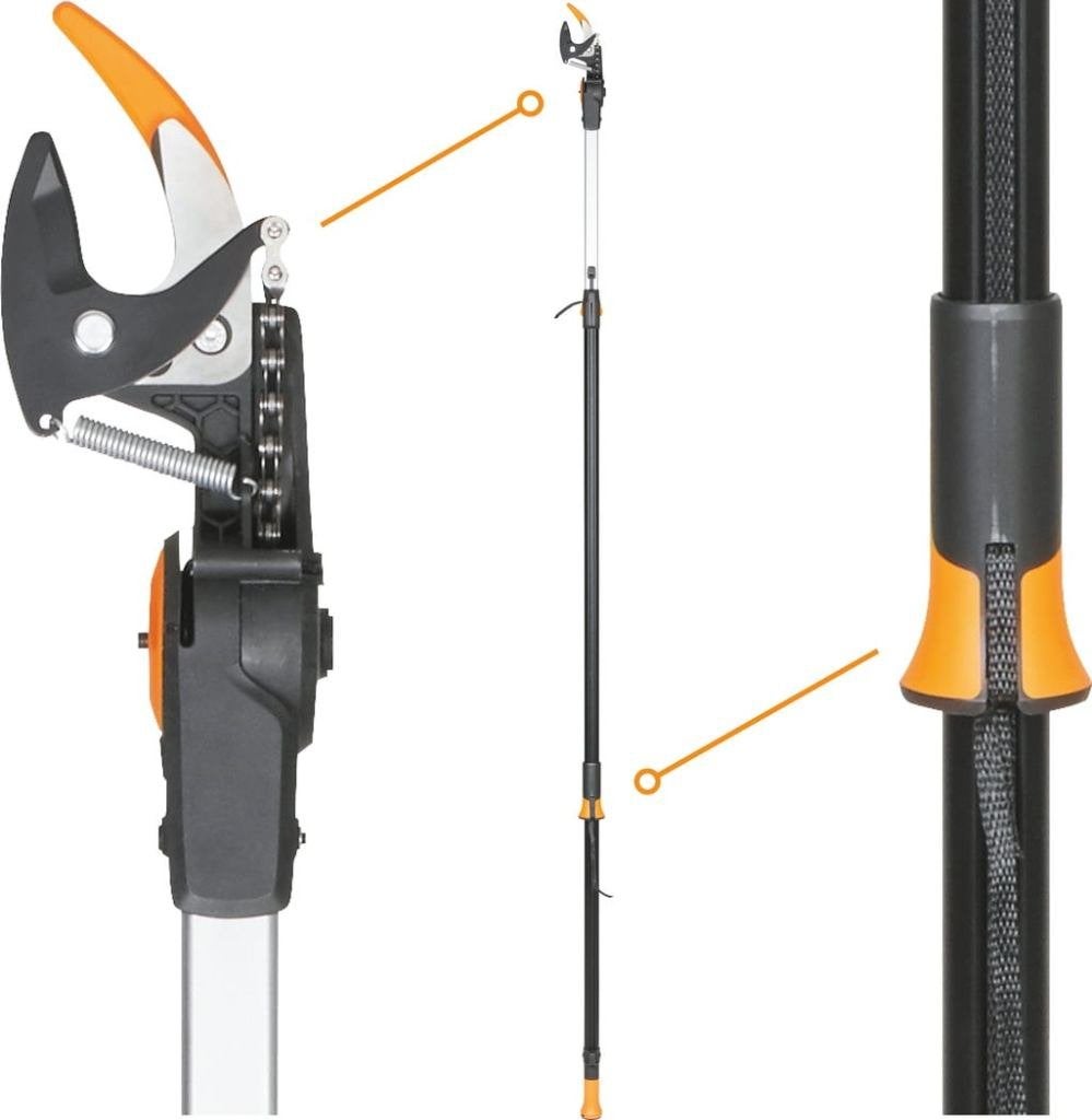 fiskars upx86 telescopische takkensnijder 4m-6m, Ophalen, Zo goed als nieuw