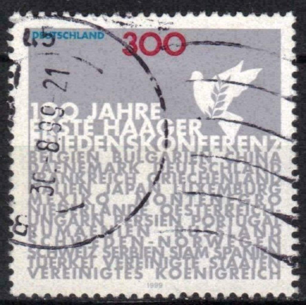 Allemagne 1999 - Yvert 1898 - Conférence de paix (ST), Envoi, Affranchi
