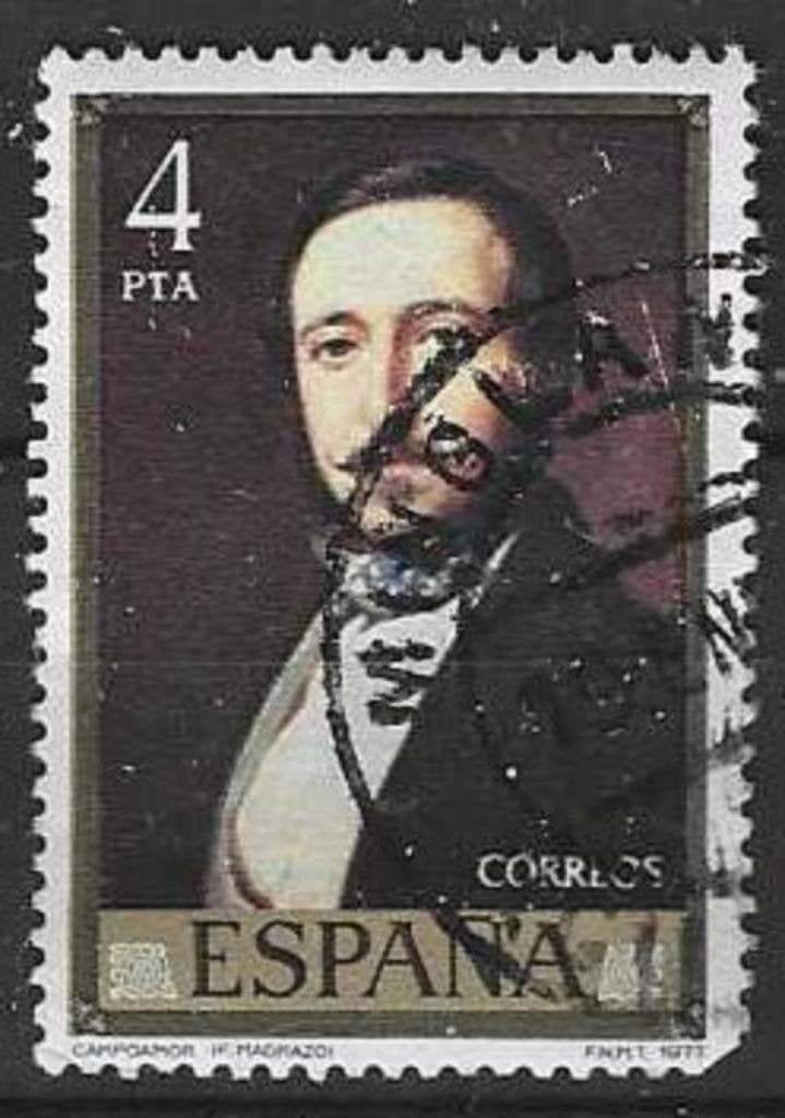 Espagne 1977 - Yvert 2078 - Federico Madrazo (ST), Envoi, Affranchi