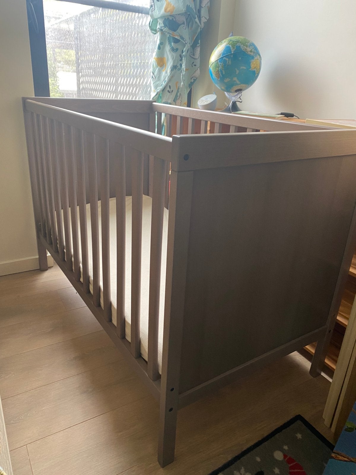 Peuterbed + aerosleep matras etc -sundvik IKEA 120x60, Ophalen, Zo goed als nieuw, Ledikant
