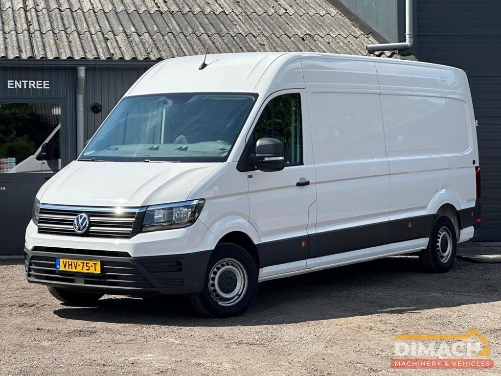 Volkswagen CRAFTER L3H2 maxi - trekhaak - airco - navi - 176, Autos, Achat, Entreprise, Boîte manuelle, Blanc