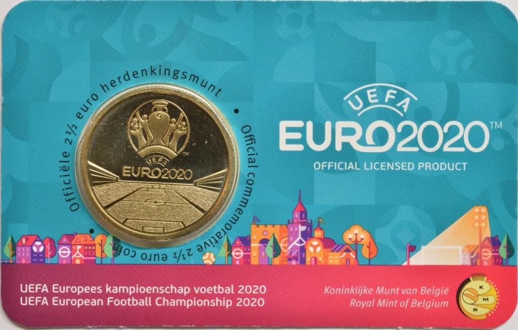 CC 2,5 euro België 2021 EURO 2020 Vlaams, Ophalen of Verzenden, België, 5 euro