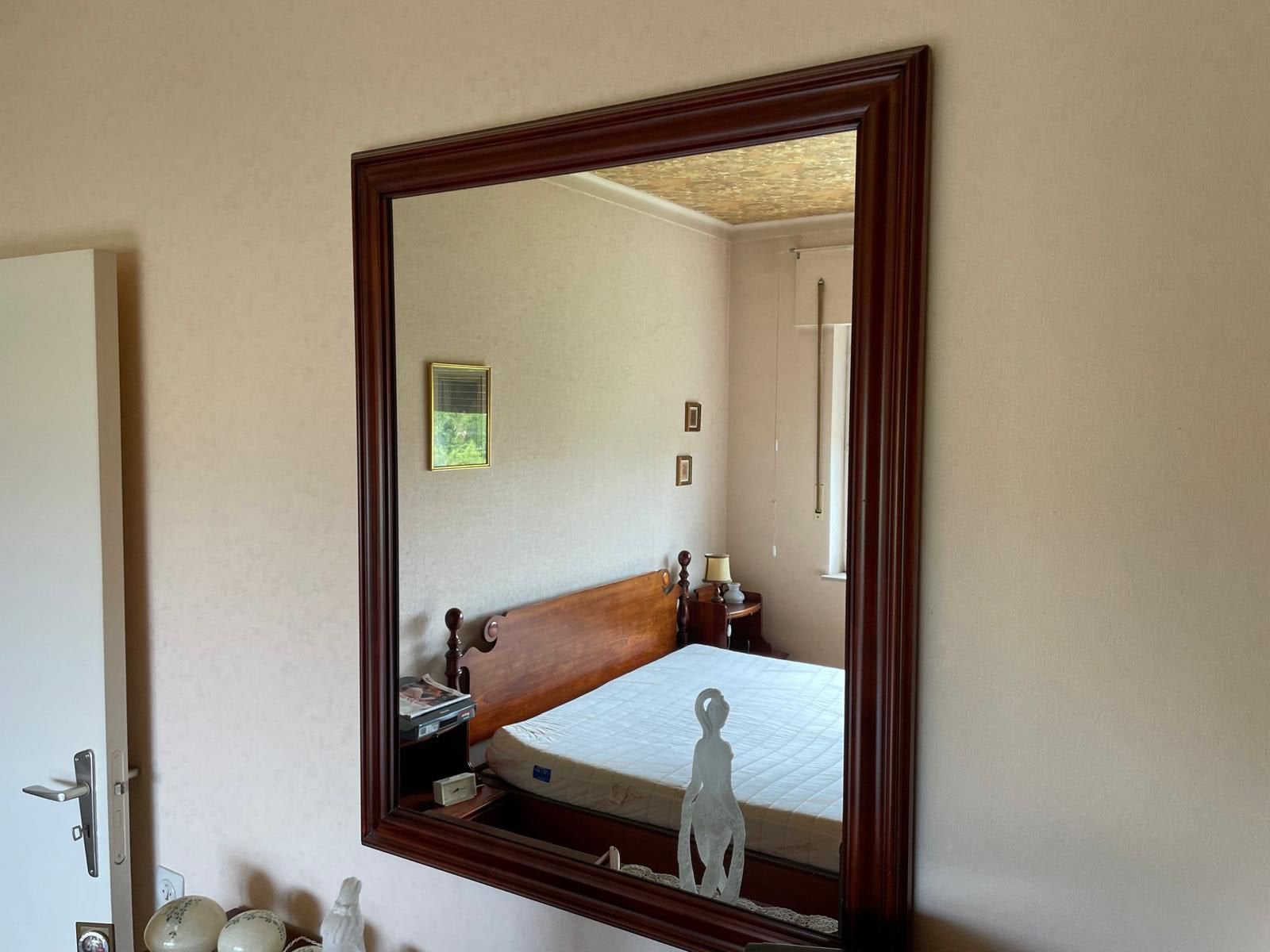 Miroir en bois, Maison & Meubles, Enlèvement, Comme neuf