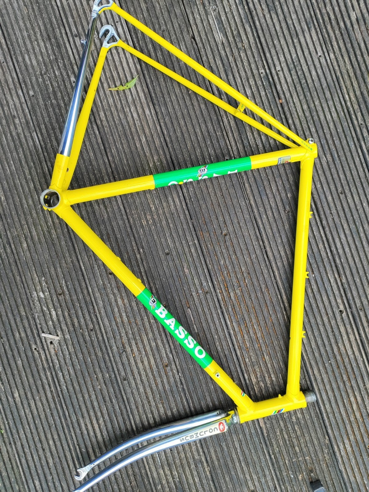 Basso, vintage stalen raceframe, maat 56, Vélos & Vélomoteurs, Accessoires vélo | Autres Accessoires de vélo, Enlèvement ou Envoi