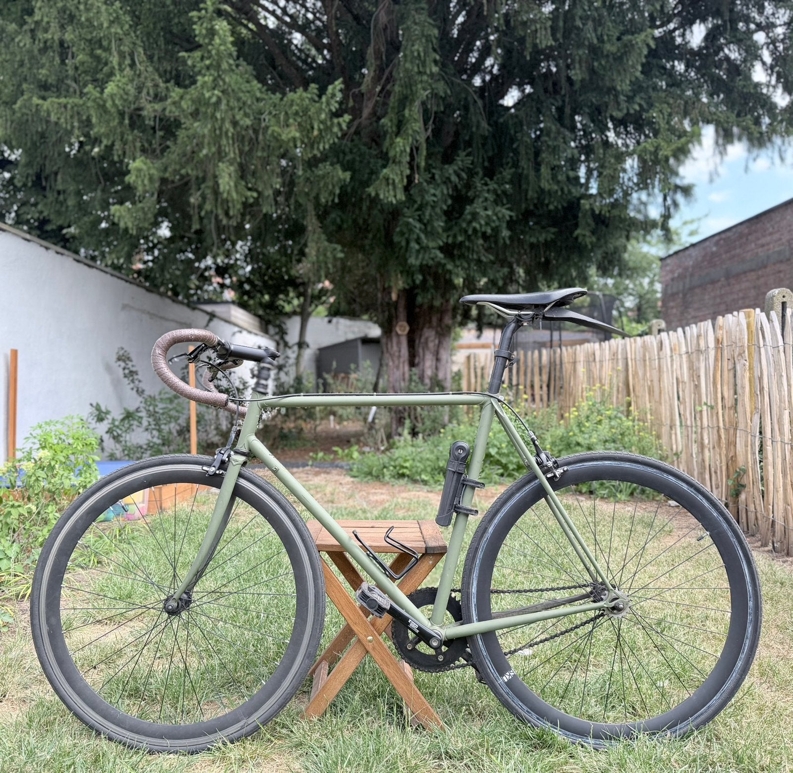Paganini fixed gear koersfiets 58, Vélos & Vélomoteurs, Enlèvement, Comme neuf