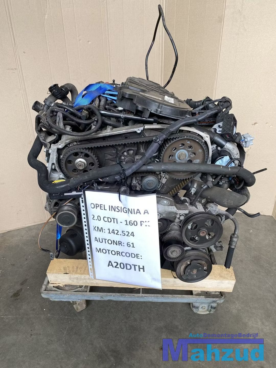 A20DTH Motorblok in onderdelen turbo startmotor aircopomp, Opel Automobile GmbH, Opel, Bahnhofsplatz 1
65423  Russelsheim am Main, DE