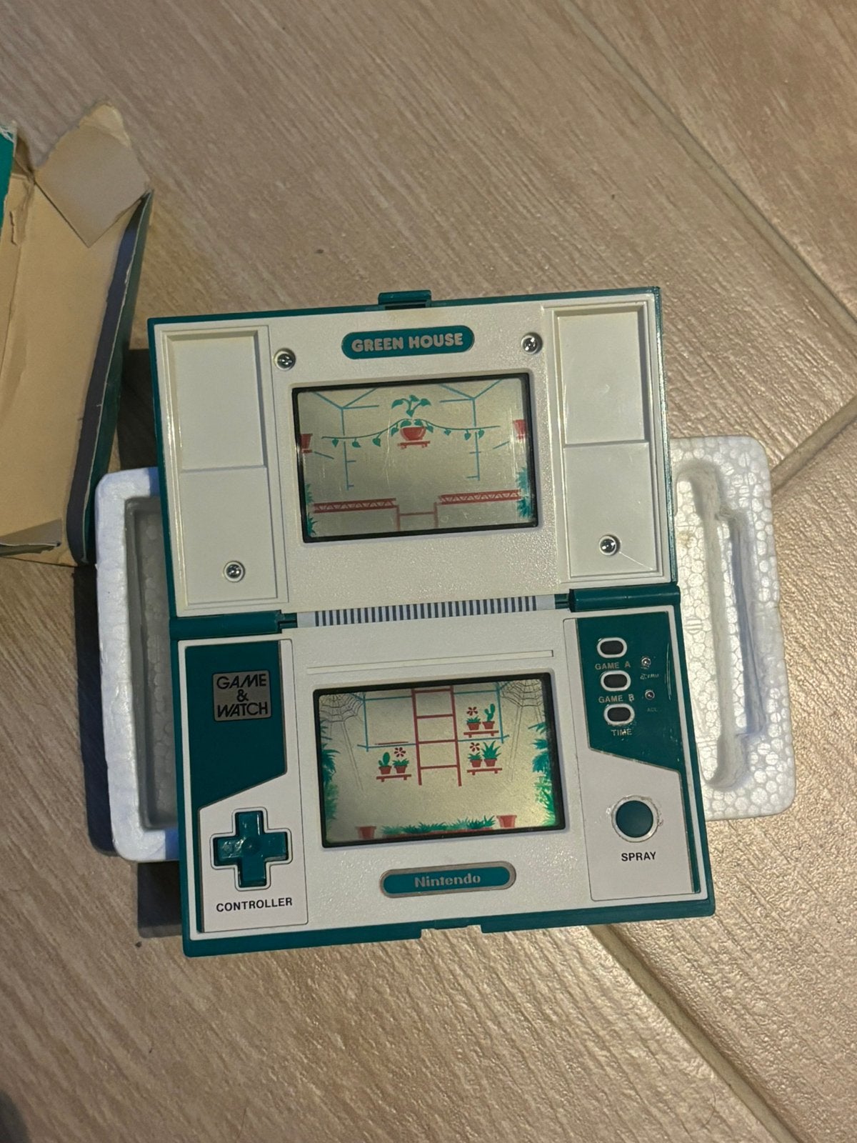 Nintendo Game & Watch Green House GH-54 – Boîte d’origine, Games en Spelcomputers, Spelcomputers | Nintendo Game Boy, Zo goed als nieuw