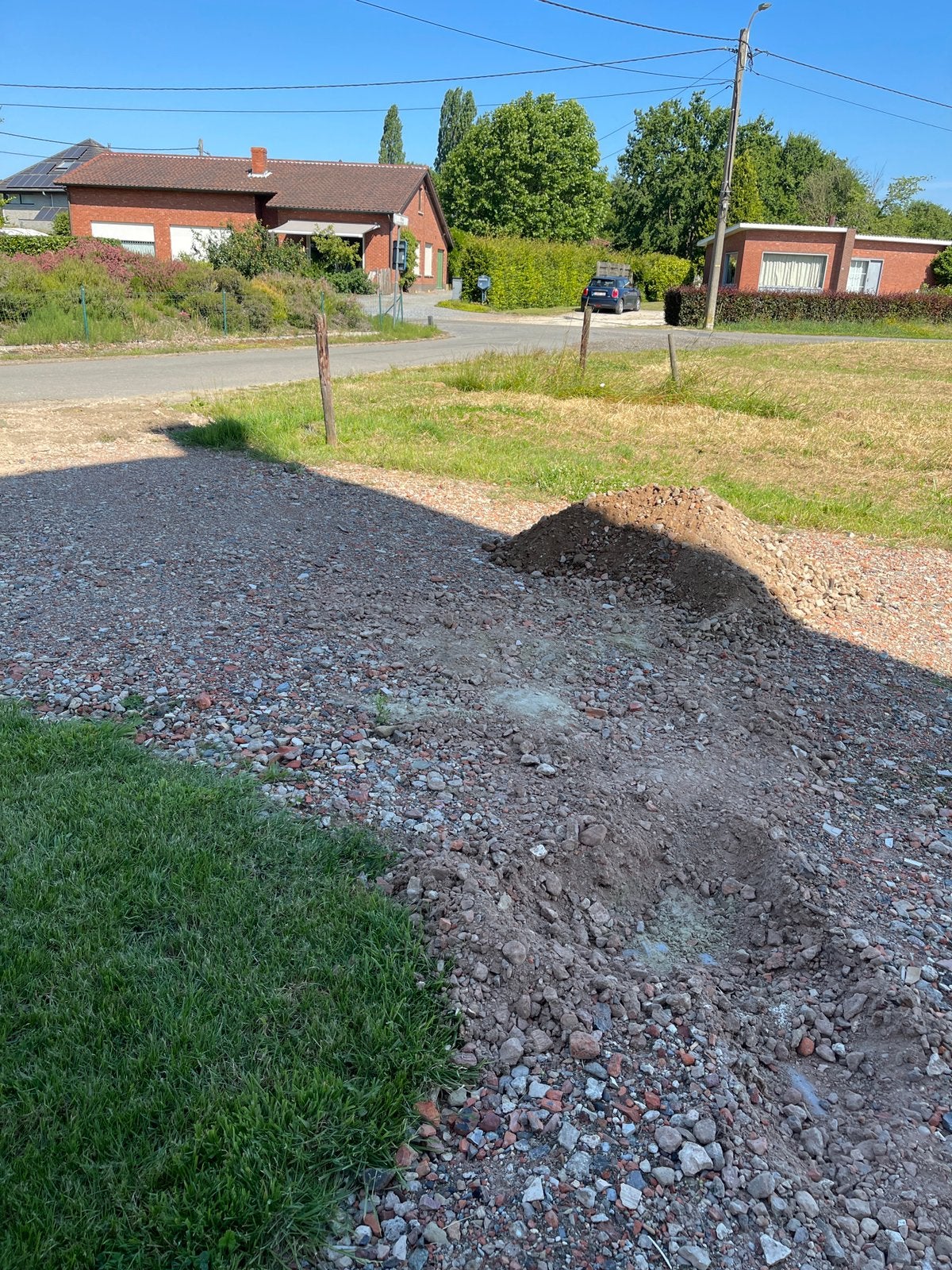 Gratis uitgegraven steenpuin