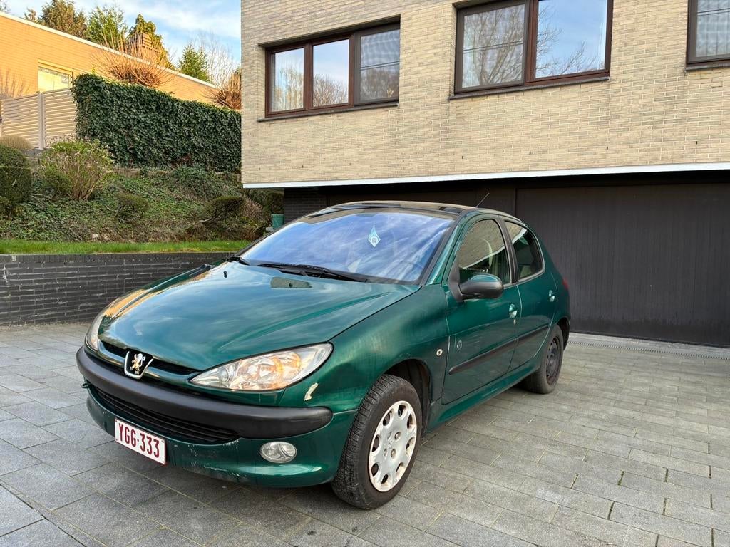 Peugeot 206 Roland-Garros-editie!, Leder, Particulier, Groen, Te koop