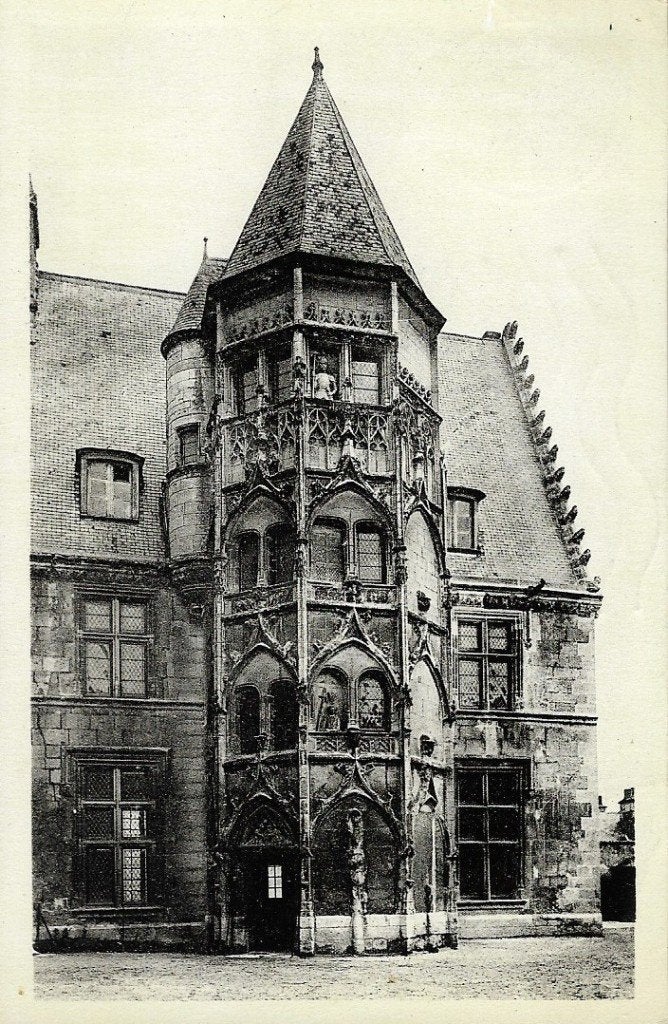 1961 - FRANKRIJK - Bourges: Ancien Hôtel de Ville, Verzenden, 1960 tot 1980, Gelopen, Frankrijk