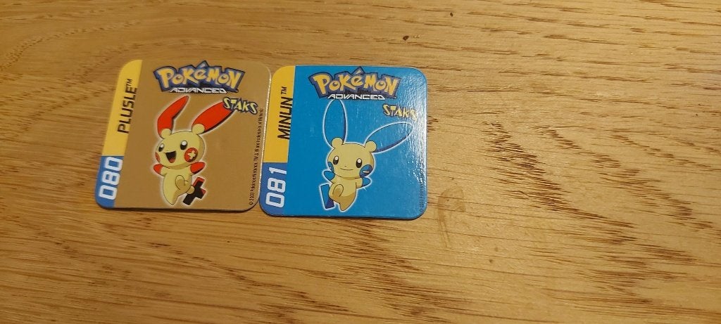 Bâtonnets à panini Pokemon Magnet Plusle de 2003, Enlèvement ou Envoi, Neuf, Autres types
